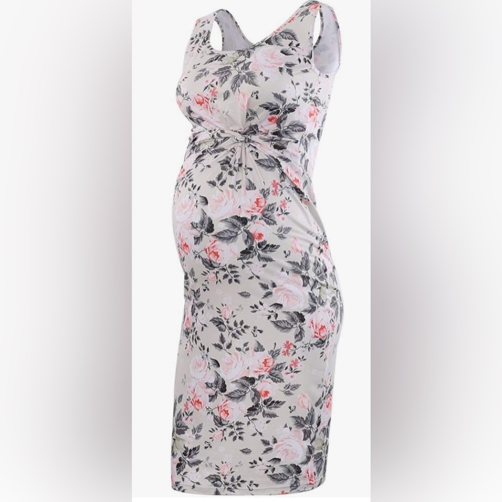 Floral maternity dress